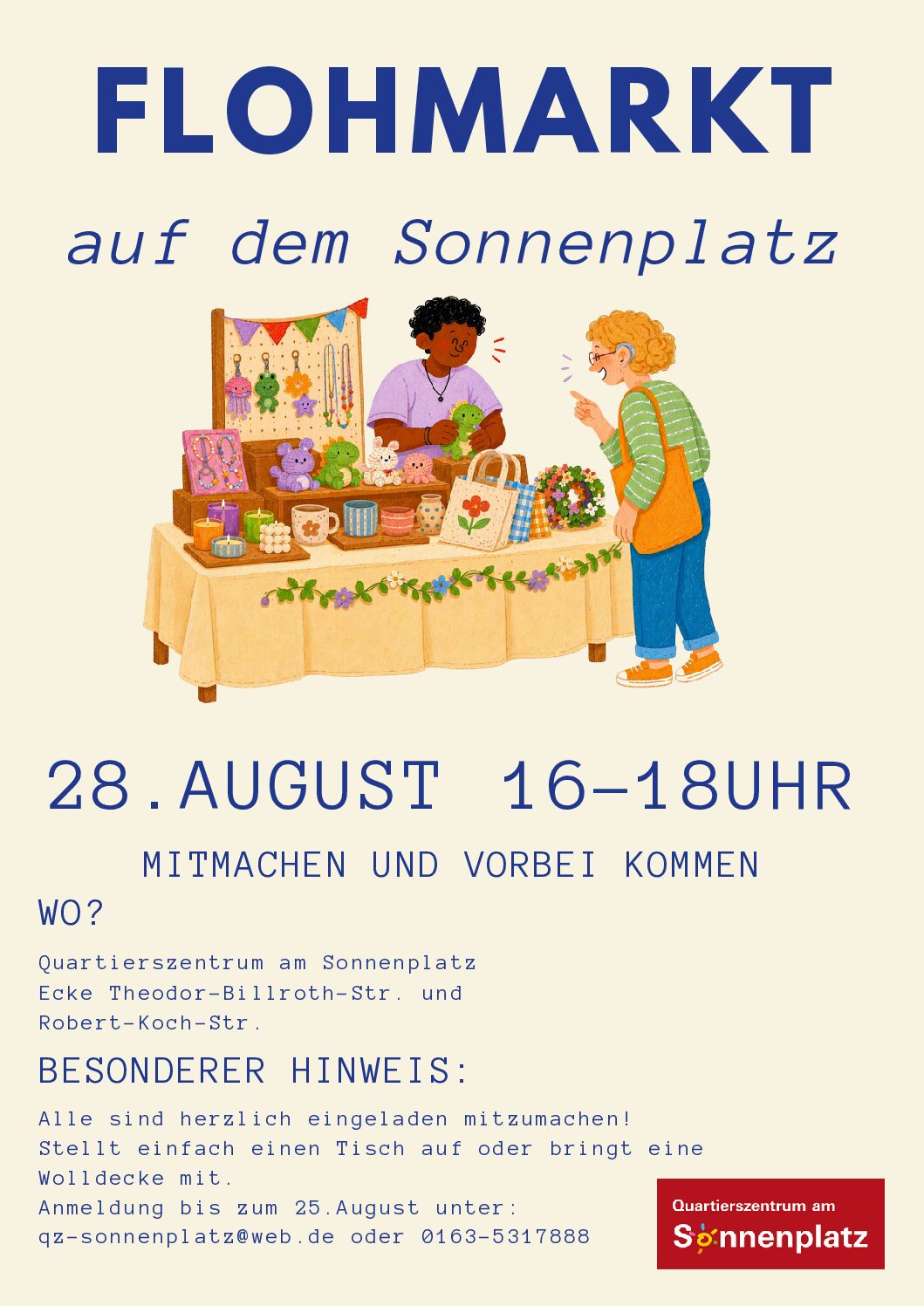 Flohmarkt auf dem Sonnenplatz